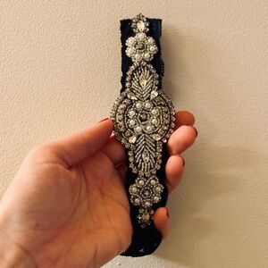 Handmade Blue Wedding Garter